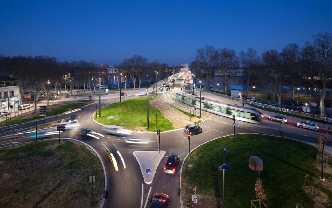 Éclairage du tramway de Toulouse