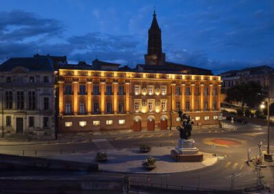 Photographie de la Mise en valeur du Palais de Justice de Montauban