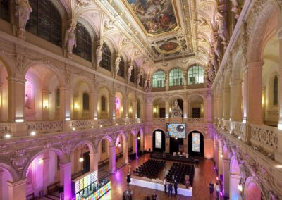 Photographie de Eclairage, festival, Intérieur, Architecture à , , , , représentant Fête des Lumières à Lyon